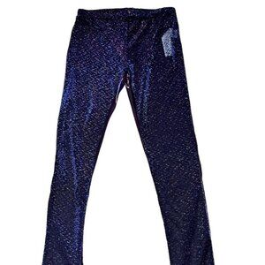Devil Fashion Purple Galactic Transparent Unisex Legging Pant - NWT